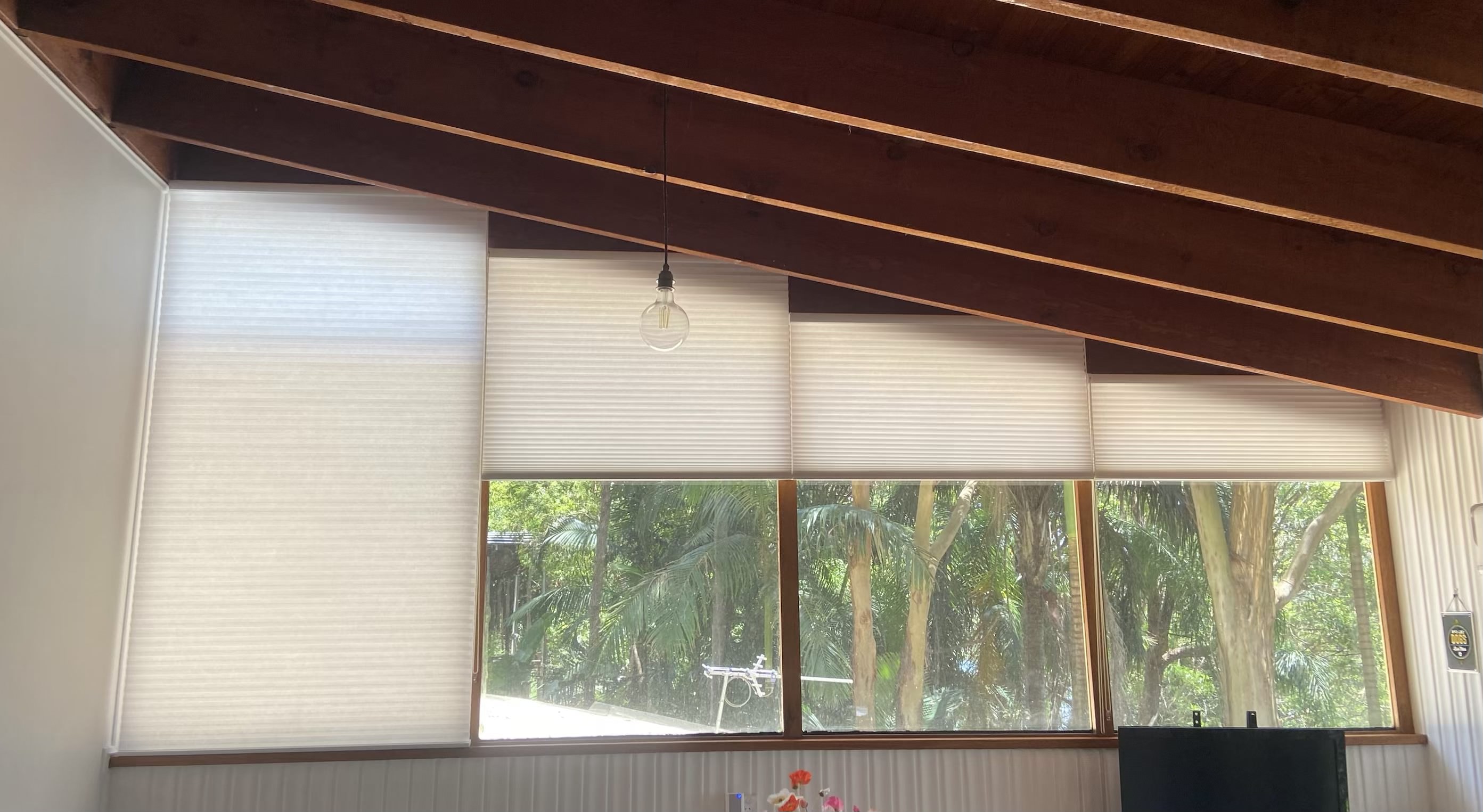 Honeycomb blinds installation
